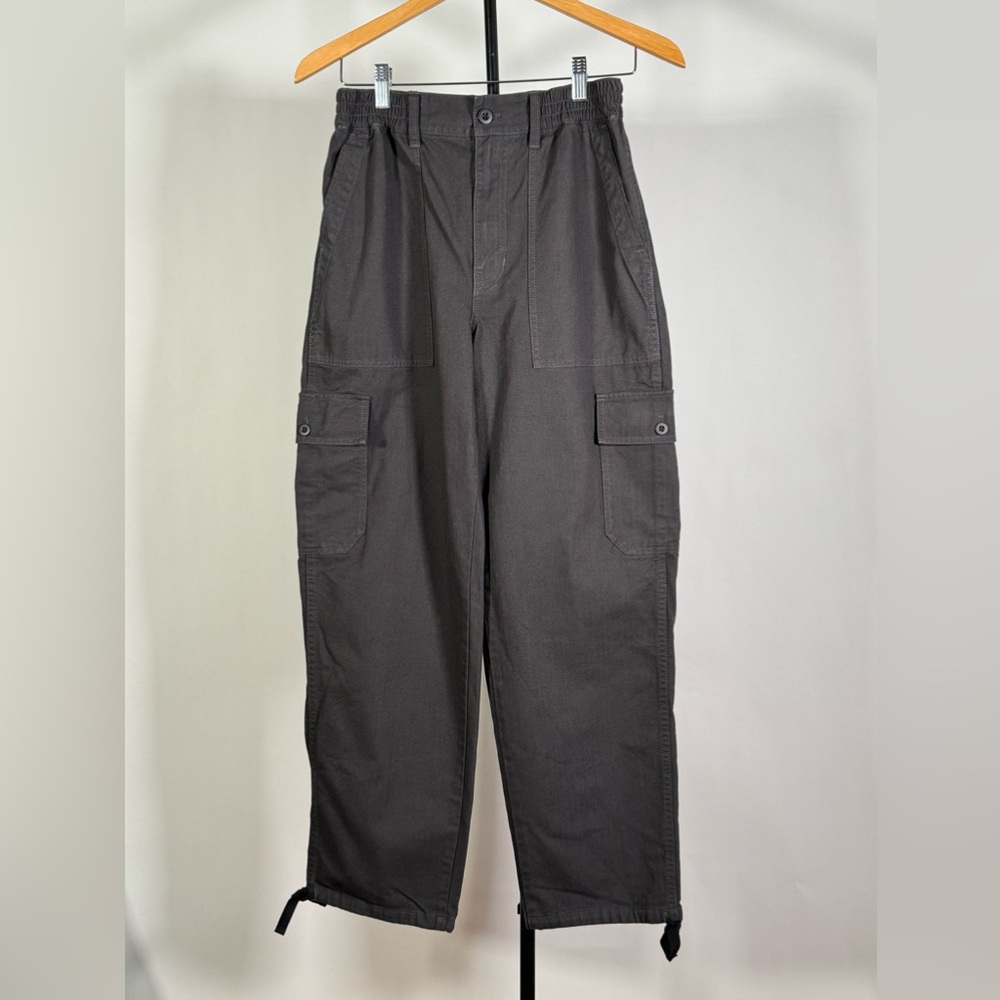 MWOT Madewell Straight Cargo Pants with ties at the bottom
